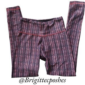 FLYWHEEL Rusty/Black Wavy Print Leggings